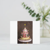 Süßigkeiten Postkarte (Stehend Vorderseite)