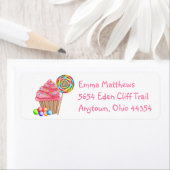 Süßigkeiten Rücksendeadressen-Aufkleber (Insitu)