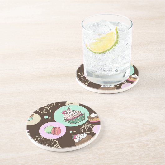 Süßigkeiten Sandstein Untersetzer (Seite)