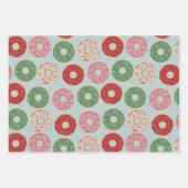 Süßigkeiten Schokolade Donuts Geschenkpapier Set (Vorderseite 3)