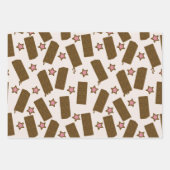 Süßigkeiten Schokolade Donuts Geschenkpapier Set (Vorderseite 2)