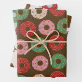 Süßigkeiten Schokolade Donuts Geschenkpapier Set (Beispiel)
