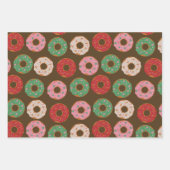 Süßigkeiten Schokolade Donuts Geschenkpapier Set (Vorderseite)