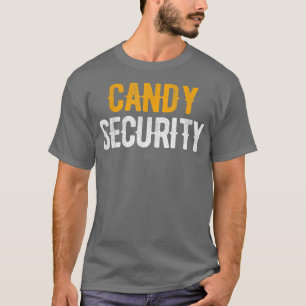 Süßigkeiten-Sicherheit Lustiges Halloween-Eltern-K T-Shirt