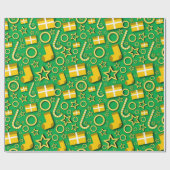 Süßigkeiten, Socken und Geschenkboxen Geschenkpapier (Flach)