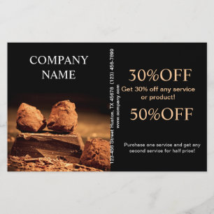 Süßigkeiten Süßwarenladen Schokolade Flyer