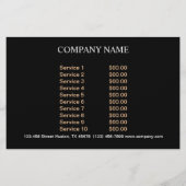 Süßigkeiten Süßwarenladen Schokolade Flyer (Hinten)