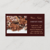Süßigkeiten Süßwarenladen Schokolade Visitenkarte (Vorderseite)