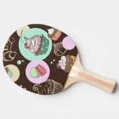 Süßigkeiten Tischtennis Schläger (Seitenansicht)