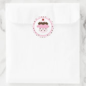 Süßigkeiten Umschlag Aufkleber Cupcake (Tasche)