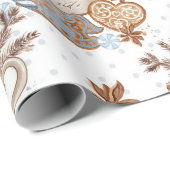 Süßigkeiten und Baby es ist kalt draußen Wrapping  Geschenkpapier (Rolleneckpunkt)