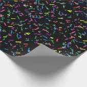 Süßigkeiten und Blasen Geschenkpapier (Ecke)