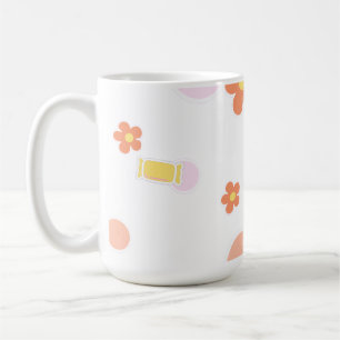 Süßigkeiten und Blumen Kaffeetasse