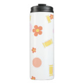 Süßigkeiten und Blumen Thermosbecher (Vorderseite)