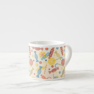 Süßigkeiten und Bonbon-Muster Espressotasse