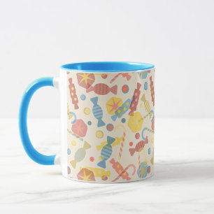 Süßigkeiten und Bonbon-Muster Tasse