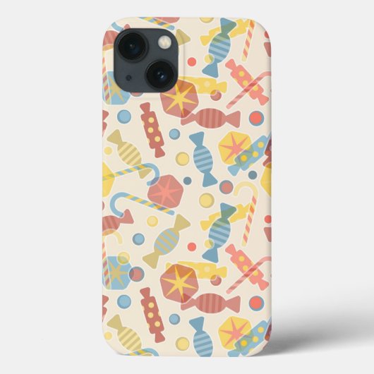 Süßigkeiten und Bonbonmuster Case-Mate iPhone Hülle (Rückseite)