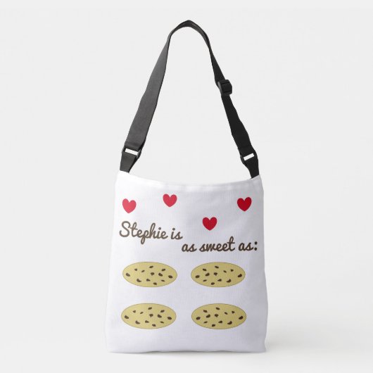 Süßigkeiten und Herz Tragetaschen Mit Langen Trägern (Vorderseite)