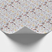 Süßigkeiten und Kaffee Geschenkpapier (Ecke)