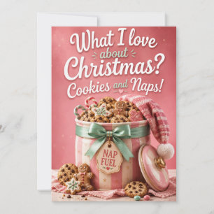 Süßigkeiten und Kuscheltiere Lustige Weihnachtsgru Einladung