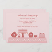 Süßigkeiten und Leckereien am Valentinstag Einladung (Vorne/Hinten)