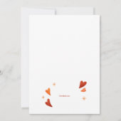 Süßigkeiten und Leckereien  Einladung (Rückseite)