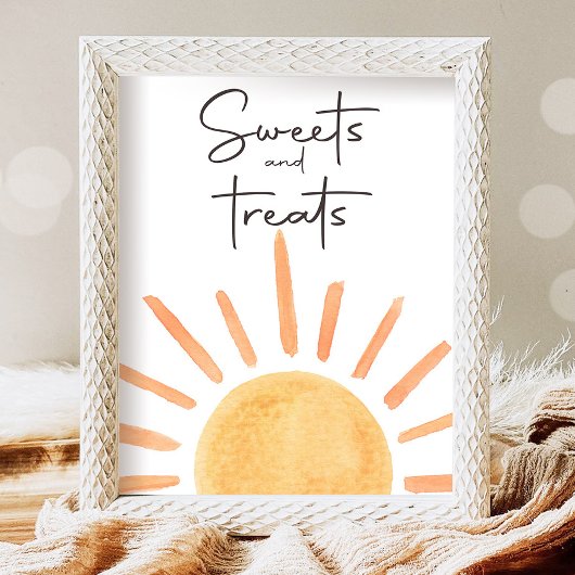 Süßigkeiten und Leckereien Food Boho Sunshine Gebu Poster