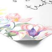 Süßigkeiten und Leckereien für Blumengebäck Poster (Ecke)