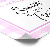 Süßigkeiten und Leckereien für Kürbisbogenbärchen Poster (Ecke)