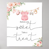 Süßigkeiten und Leckereien Kinderkleidung Poster (Vorne)