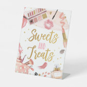 Süßigkeiten und Leckereien Wellness-Center Party M Sockelschild (Vorderseite)