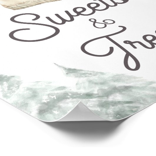 Süßigkeiten und Leckereien Winter Baby Es ist kalt Poster (Ecke)