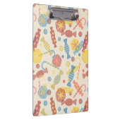 Süßigkeiten und Süßigkeits-Muster Klemmbrett (Rechts)