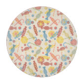 Süßigkeiten und Süßigkeits-Muster Schneidebrett (Vorderseite)