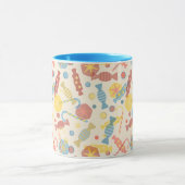 Süßigkeiten und Süßigkeits-Muster Tasse (Zentrum)