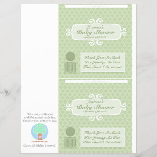 Süßigkeiten-Verpackungen für Baby Shower individue Flyer