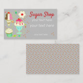Süßigkeiten Visitenkarte (Vorne/Hinten)