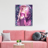 Süßigkeiten von Liebe gepackte Leinwand drucken (Insitu (Wohnzimmer))