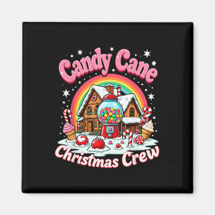 Süßigkeiten-Weihnachts-Crew-Haus Süßigkeiten-Siche Magnet