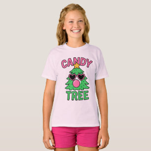 Süßigkeiten-Weihnachtsbaum Bubble-Gum Weihnachten T-Shirt