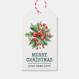 Süßigkeiten-Weihnachtsmann Frohe Weihnachten Benut Geschenkanhänger