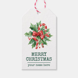 Süßigkeiten-Weihnachtsmann Frohe Weihnachten Benut Geschenkanhänger