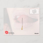 Süßigkeiten, Zuckerlippen Postkarte (Rückseite)