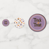 Süßigkeiten zum Trick or Treat Konfetti (Vorderseiten)