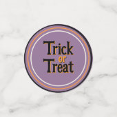 Süßigkeiten zum Trick or Treat Konfetti (Klein Vorderseite)