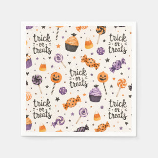 Süßigkeiten zum Trick or Treat Serviette