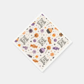 Süßigkeiten zum Trick or Treat Serviette (Ecke)
