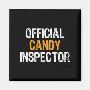 Süßigkeiteninspektor Halloween Lustig Magnet