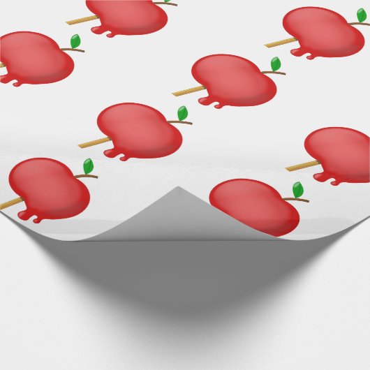 Süßigkeits-Apple-Packpapier Geschenkpapier (Ecke)