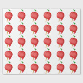 Süßigkeits-Apple-Packpapier Geschenkpapier (Flach)